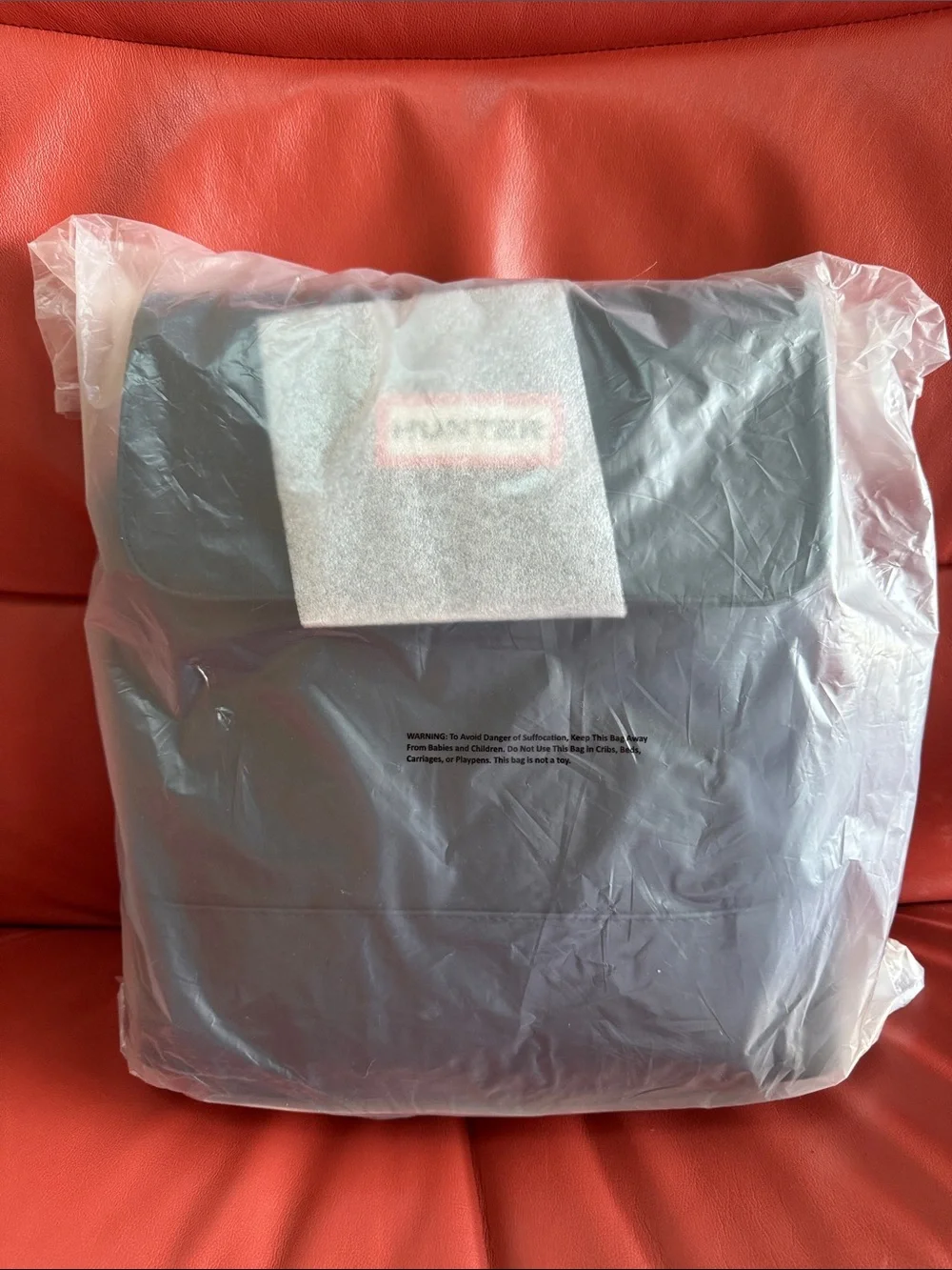 NWT Hunter for Target Medium Navy Blue Backpack Bag w/ Yellow Interior